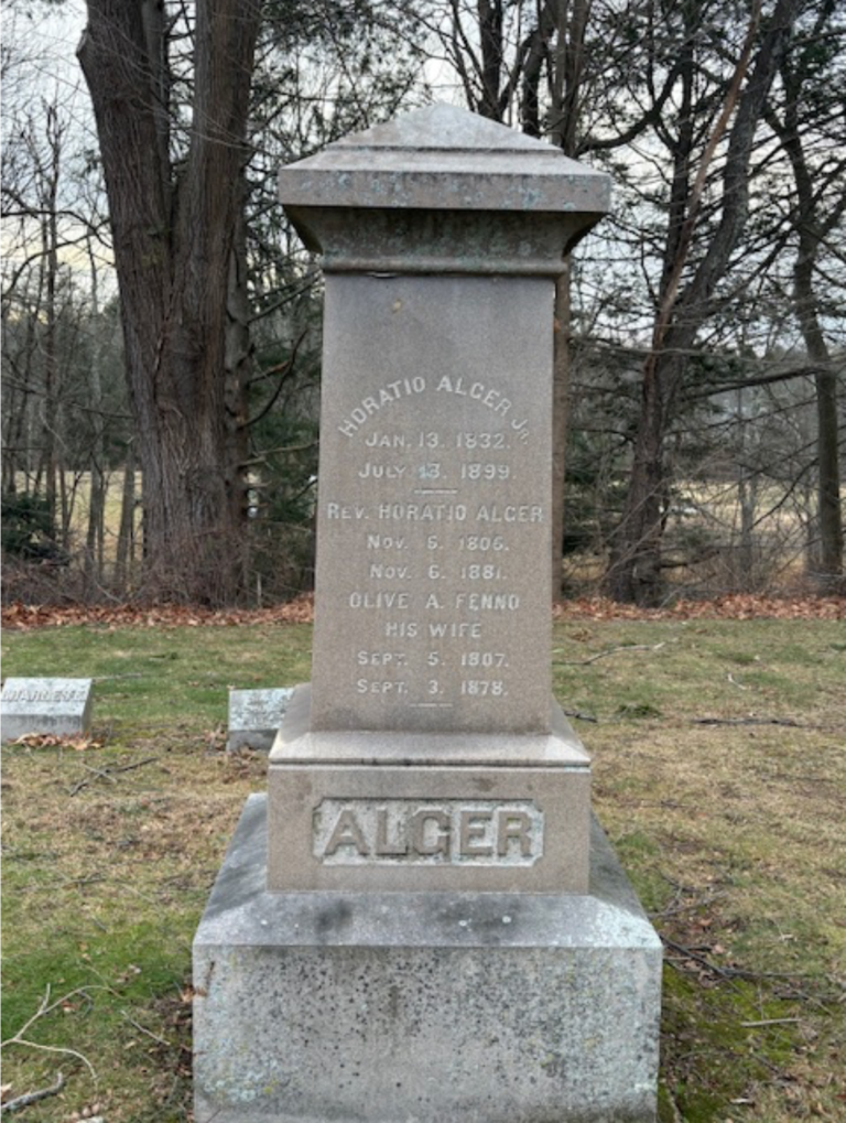 Horatio Alger’s Gravesite – Natick