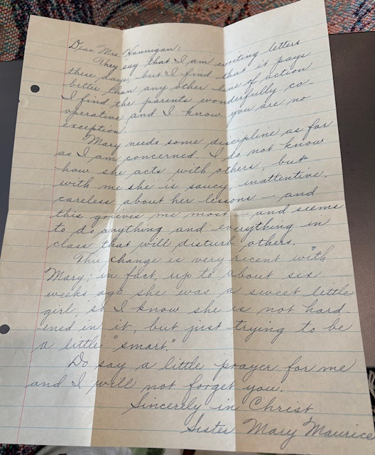 My Mother “Mary Needs Some Discipline”