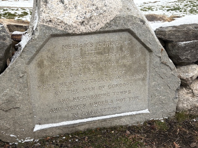 Meriam’s Corner – Concord