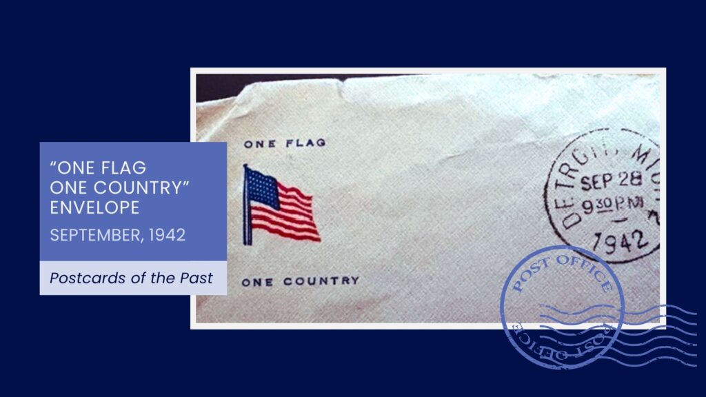 “One Flag One Country” 1942 Envelope