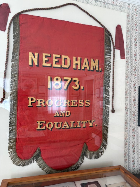 Suffrage Banner of 1873 – Needham, MA