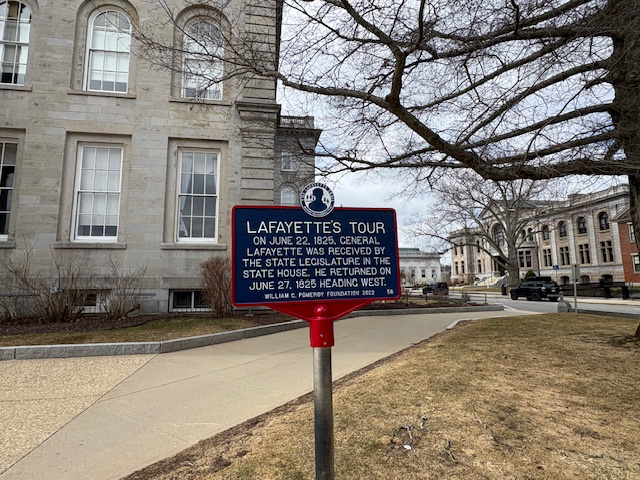 Lafayette’s Tour Sign