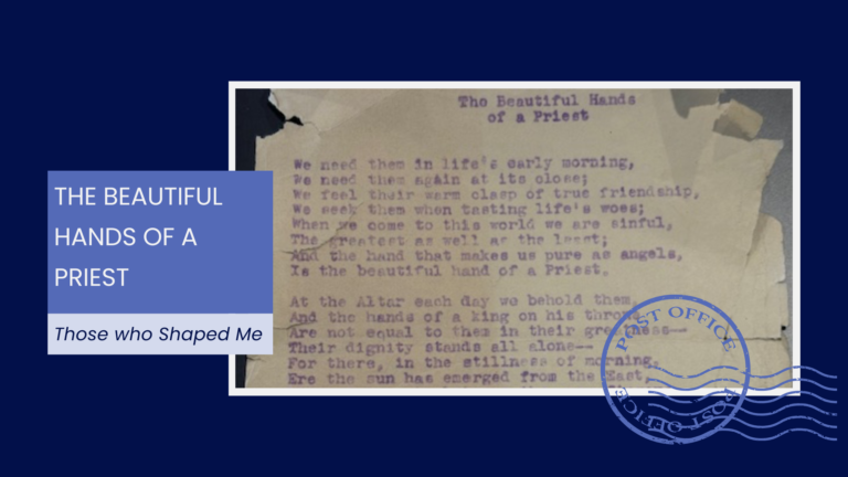 The Beautiful Hands of a Priest