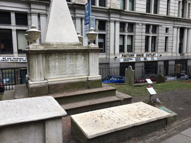 Gravesite of Alexander Hamilton