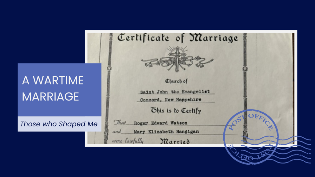 A Wartime Marriage