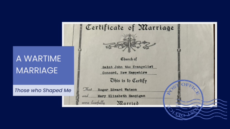 A Wartime Marriage