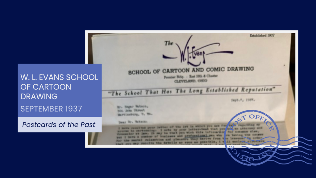 W. L. Evans School of Cartoon Drawing