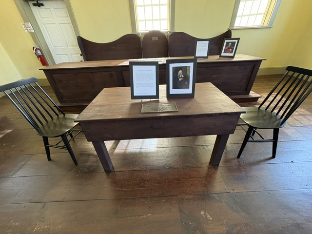 Clerk and Attorney’s Table
