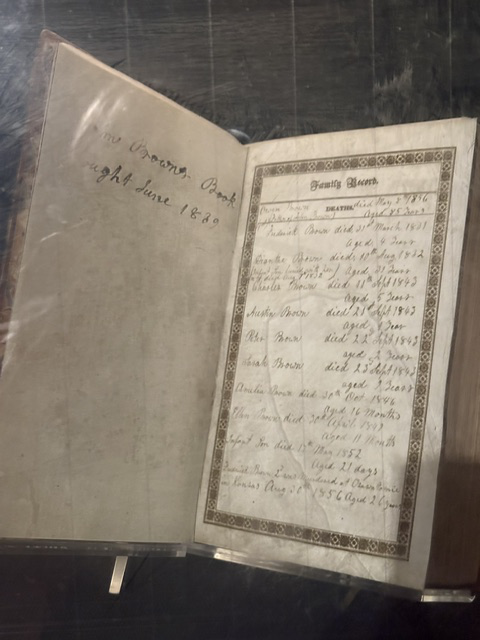 John Brown’s Family Bible