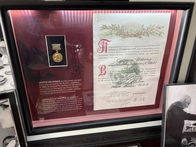 Cyrus Eaton and the International Lenin Peace Prize
