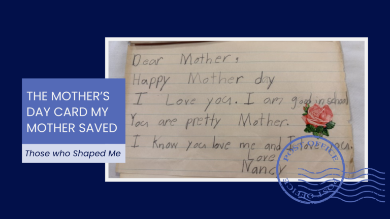 The Mother’s Day Card My Mother Saved