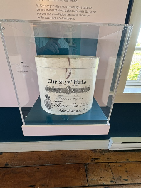 Hatbox Representing Montgomery’s Stored Manuscript