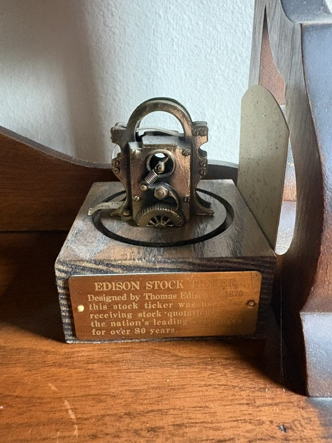 Edison Stock Ticker
