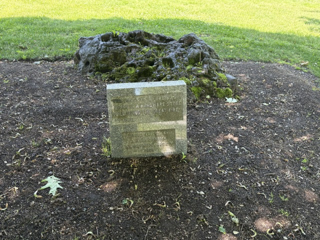 Fused Metal from the Great Fire of 1877