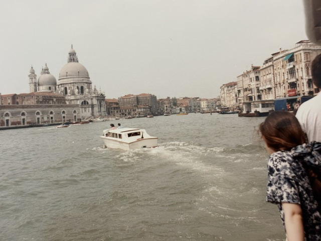 Emily on the Grand Canal