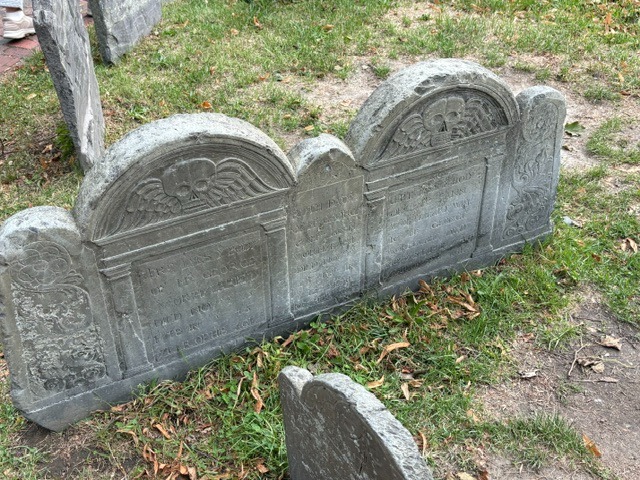 Carved Remembrance at Copp’s Hill Burying Ground