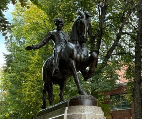 Paul Revere Mall and Statue