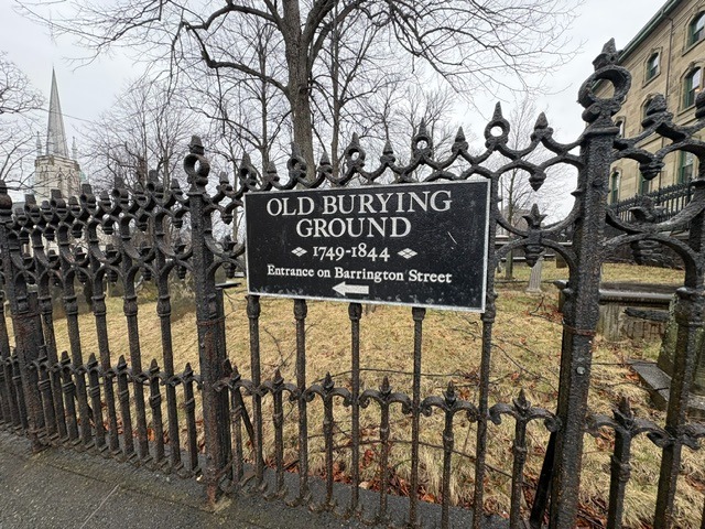 Old Burying Ground and Welsford-Parker Monument