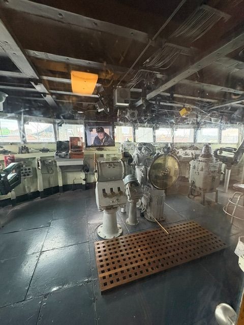 The Ship’s Bridge at Battleship Cove