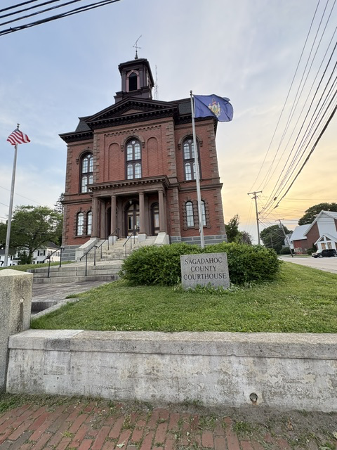 The Sagadahoc County Courthouse